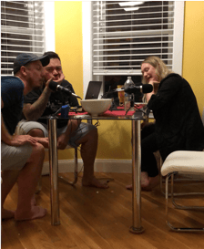 Content team podcasting